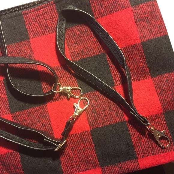 Buffalo Plaid Crossbody Clutch Bag - Picture 5 of 7